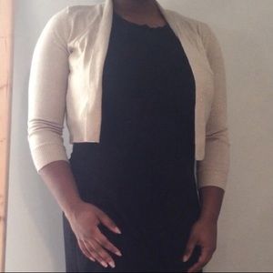 Sparkly gold mini jacket